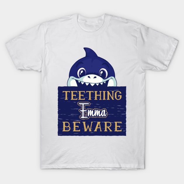 Emma - Funny Kids Shark - Personalized Gift Idea - Bambini T-Shirt by Bambini